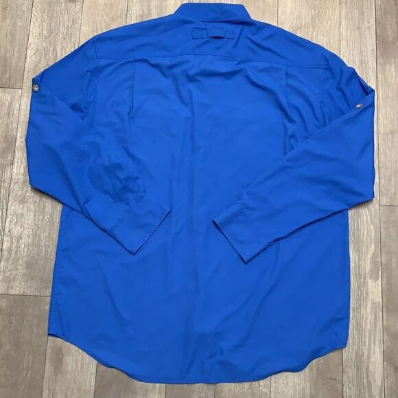 Mens Duluth Trading Co. Performance Roll Up Sleeve Fishing Button Down S… - Picture 2 of 5
